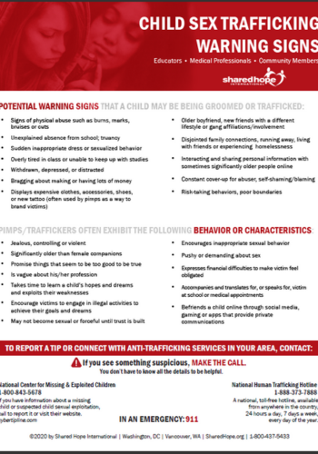 Child Sex Trafficking